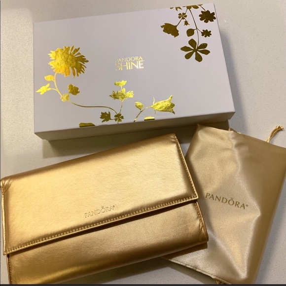 pandora gold clutch